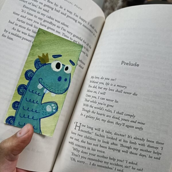 Set of 7 Handpainted Bookmarks – Quirky & Colorful Collection