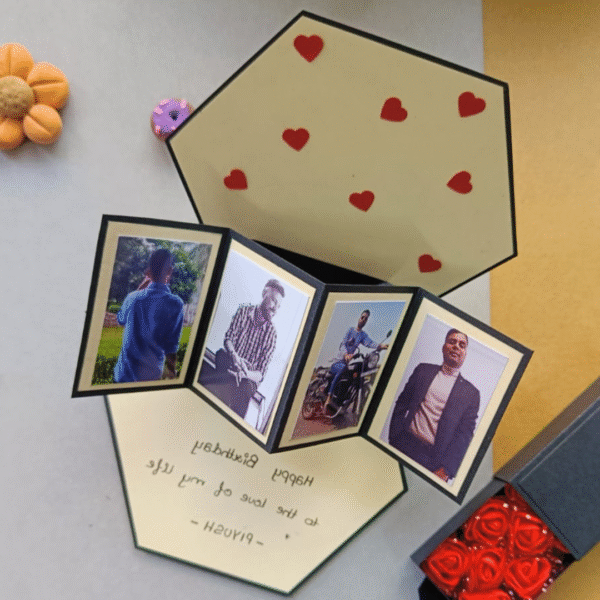 Hexa Fold Birthday Card