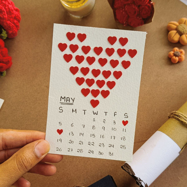 ❤️ “Heart Date Calendar” Keepsake