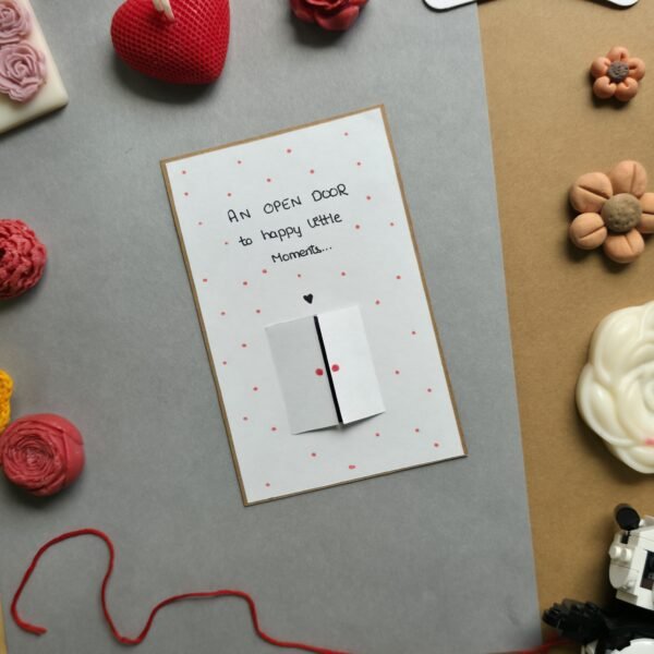 💌 “An Open Door to Happy Little Moments” Card