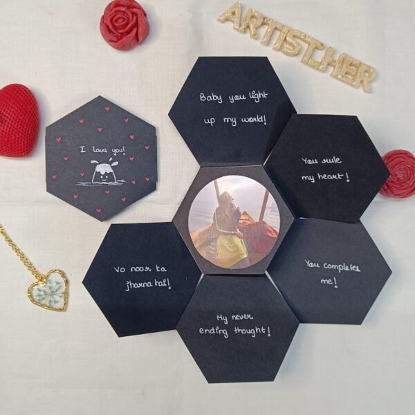 Hexagon Surprise Card