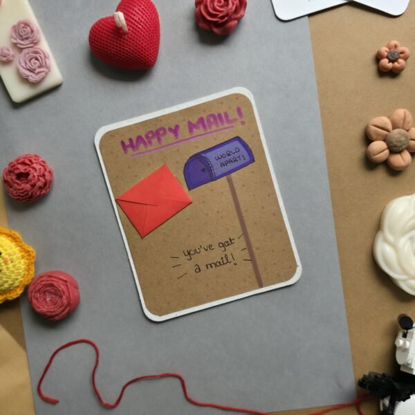 You’ve Got Mail” Pull-Tab Card | Cute Interactive Mailbox Message Card 02