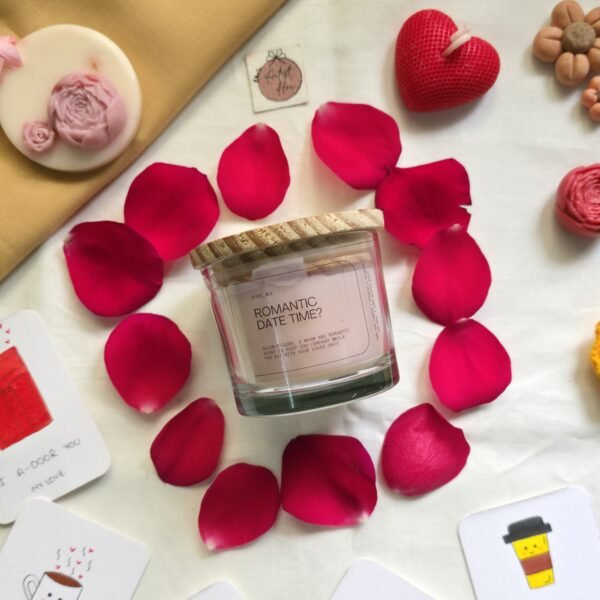 Romantic Date Time – Rose & Oud Soy Candle