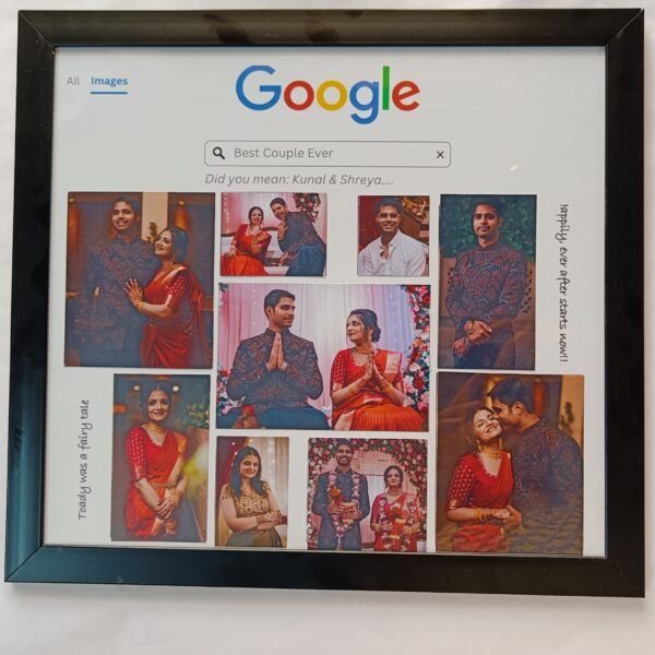 ✨ Personalized Google Search Frame – Best Ever Gift | Custom Photo Collage Frame