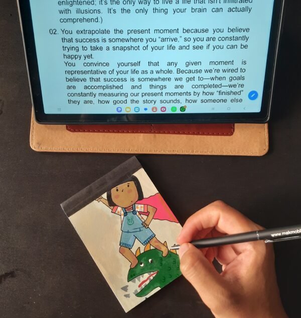 Hand-Painted Motivational Notebook – Artist Her Exclusive Collection