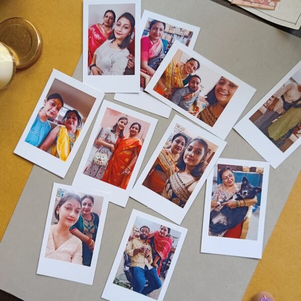 Set of 10 Personalized Polaroid Photo Prints | Vintage-Style Memory Cards