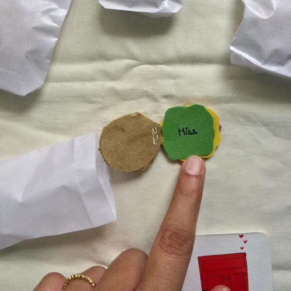 Handmade Love Burger with Message Tokens (Price per burger)
