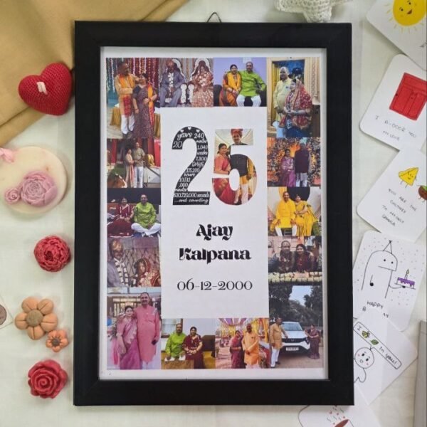 25th Anniversary Personalized Memory Frame